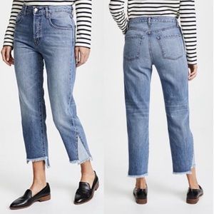 J BRAND WYNNE HIGH RISE, STRAIGHT LEG JEANS in hydra. Size 26